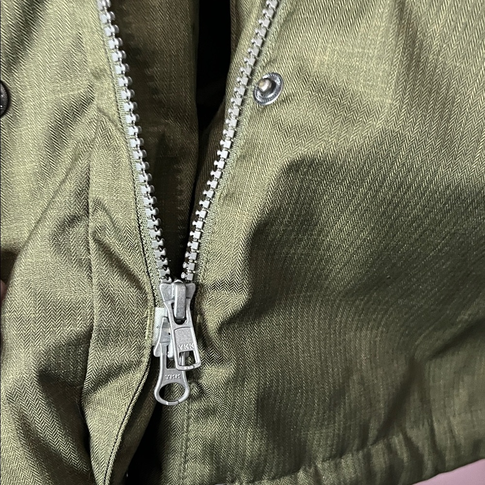 North End Olive Utility Hooded Jacket for Women - Picture 9 of 11
